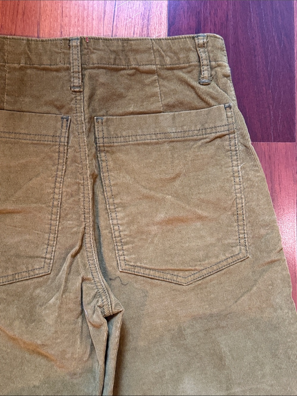 BDG Urban Outfitters | Olive Green Corduroy Wide-Leg Cropped Pants NWOT - Picture 9 of 10